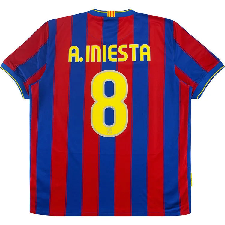 Barcelona Iniesta 2009-2010 Thuistenue